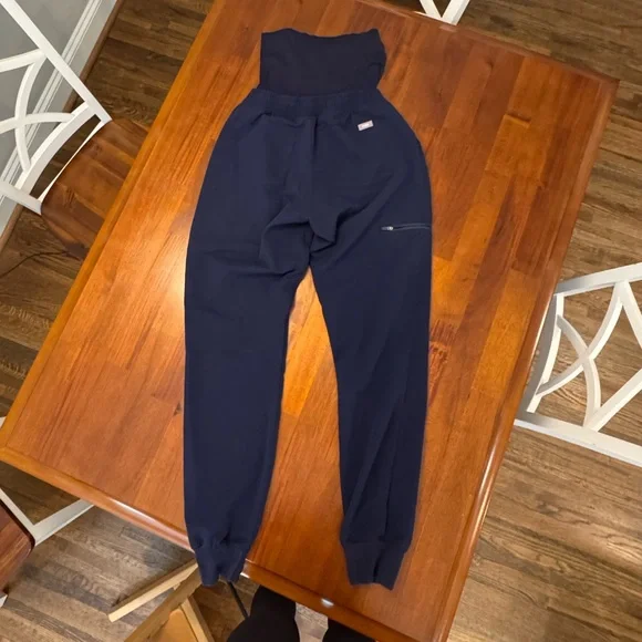 FIGS Women’s Navy Zamora™ Maternity - Tall Jogger Scrub Pants - XS - Tall / Navy - Picture 3 of 4